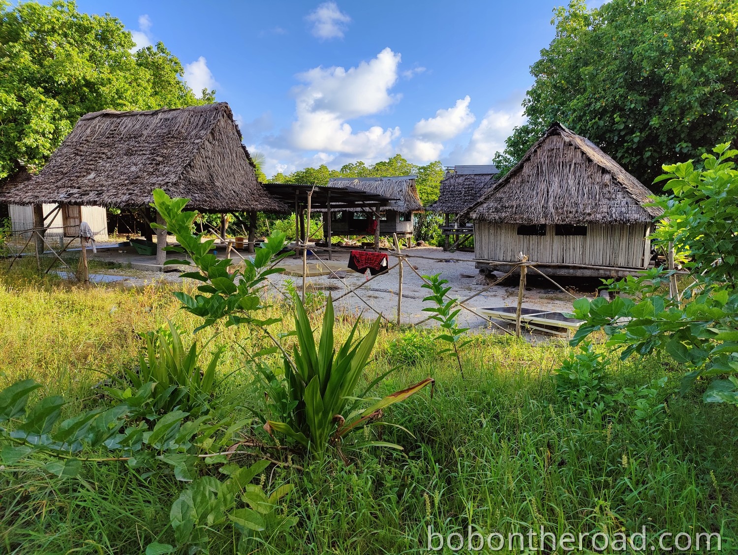 Kiribati Traditionelle Gebäude