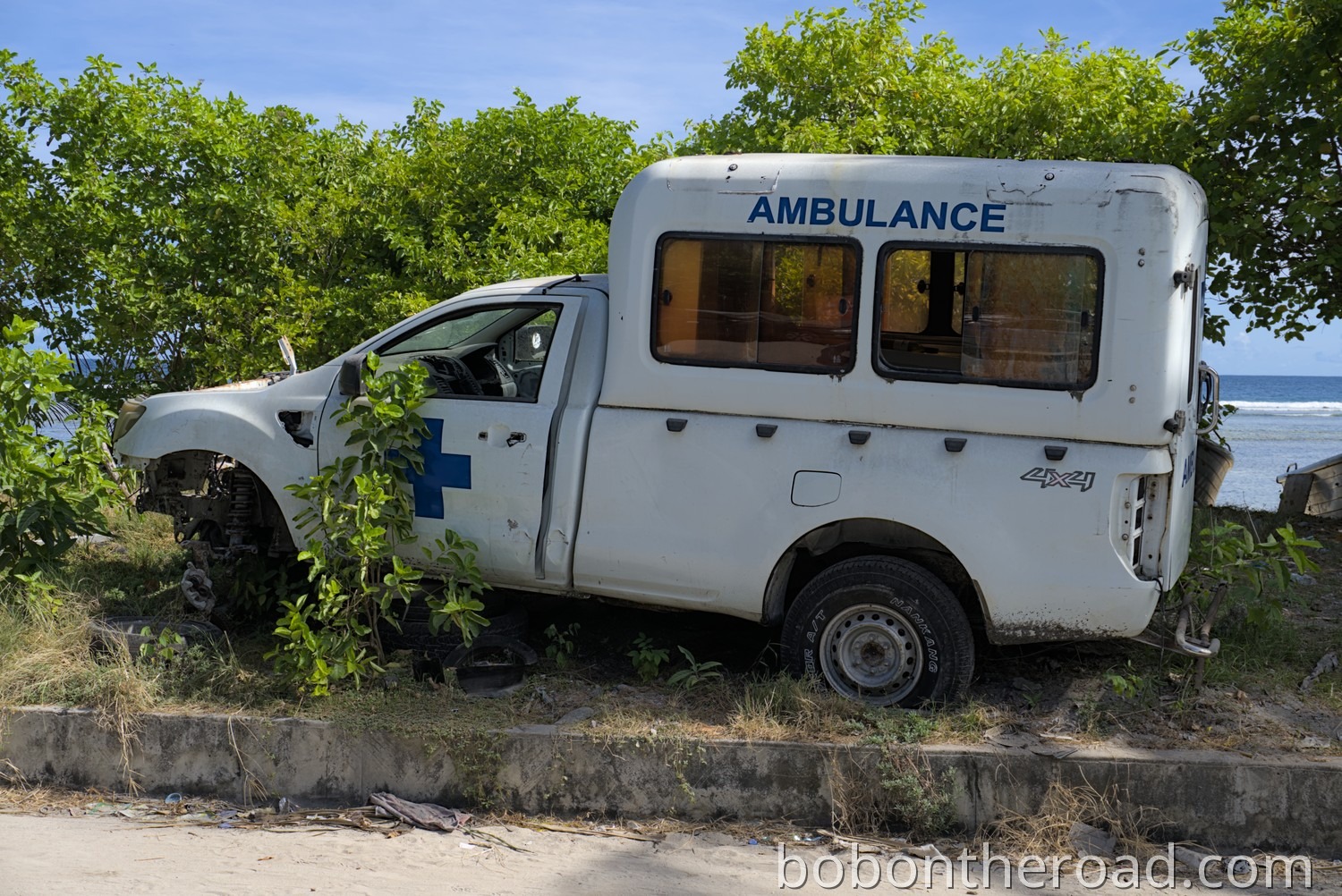 Krankenwagen Wrack